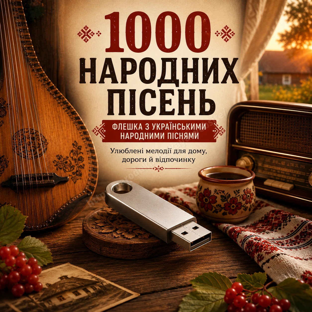 Українські народні пісні для дому та відпочинку